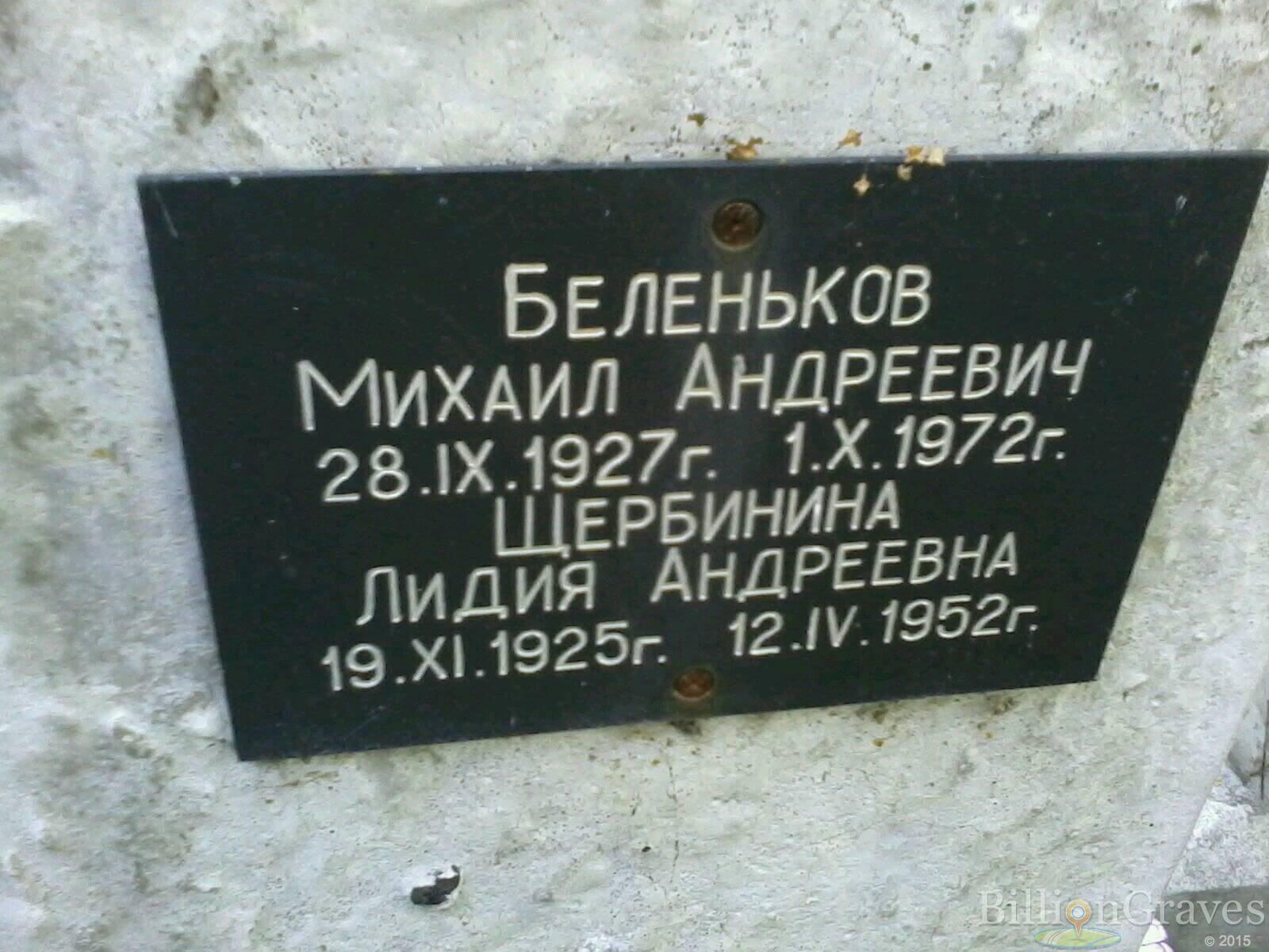 беленьков михаил андреевич