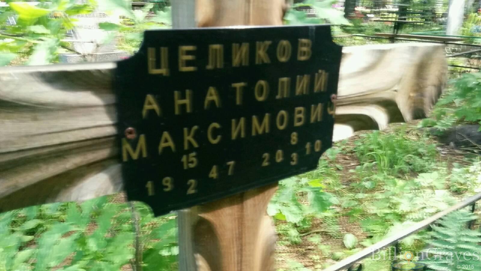 Целиков Анатолий Максимович