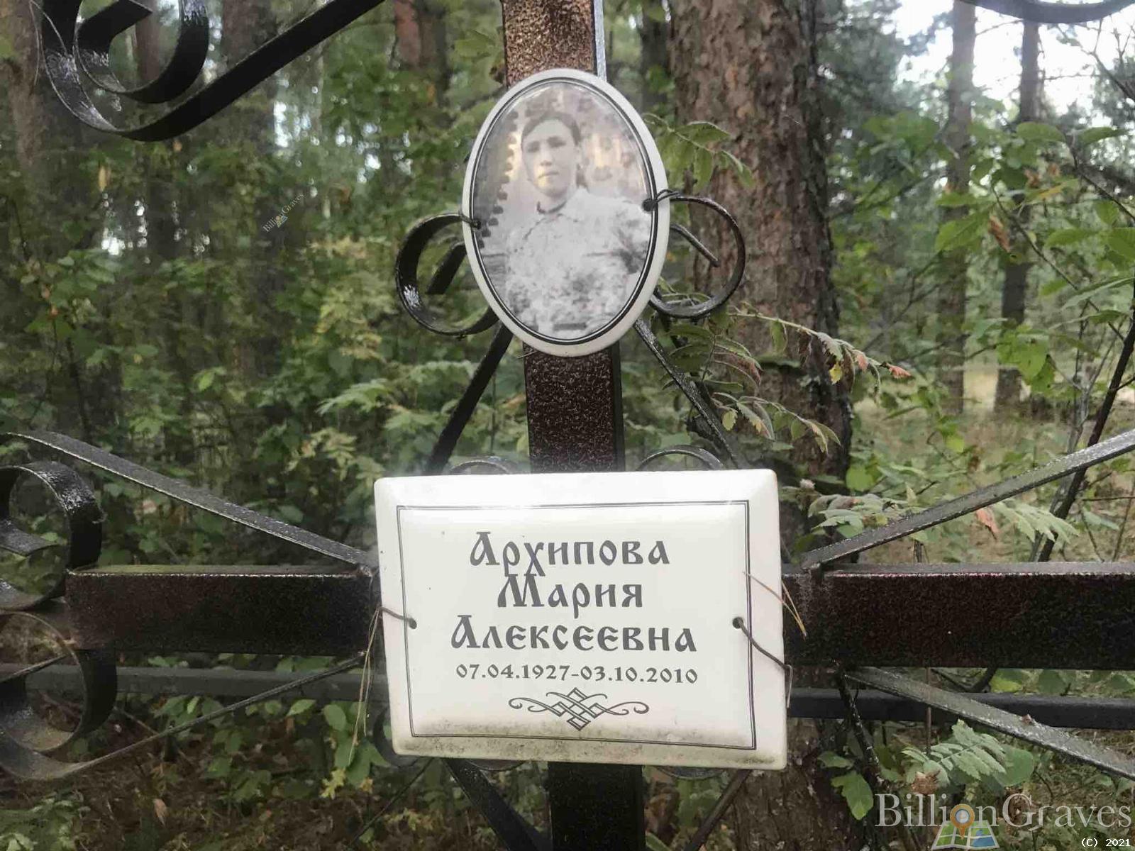 Архипова Мария Алексеевна