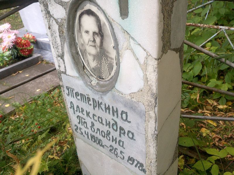 Тетёркина Александра Павловна