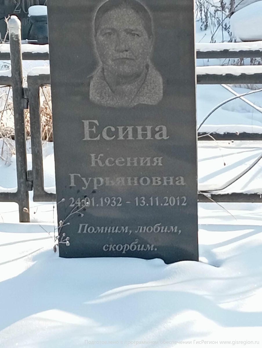 Есина Ксения Гурьяновна