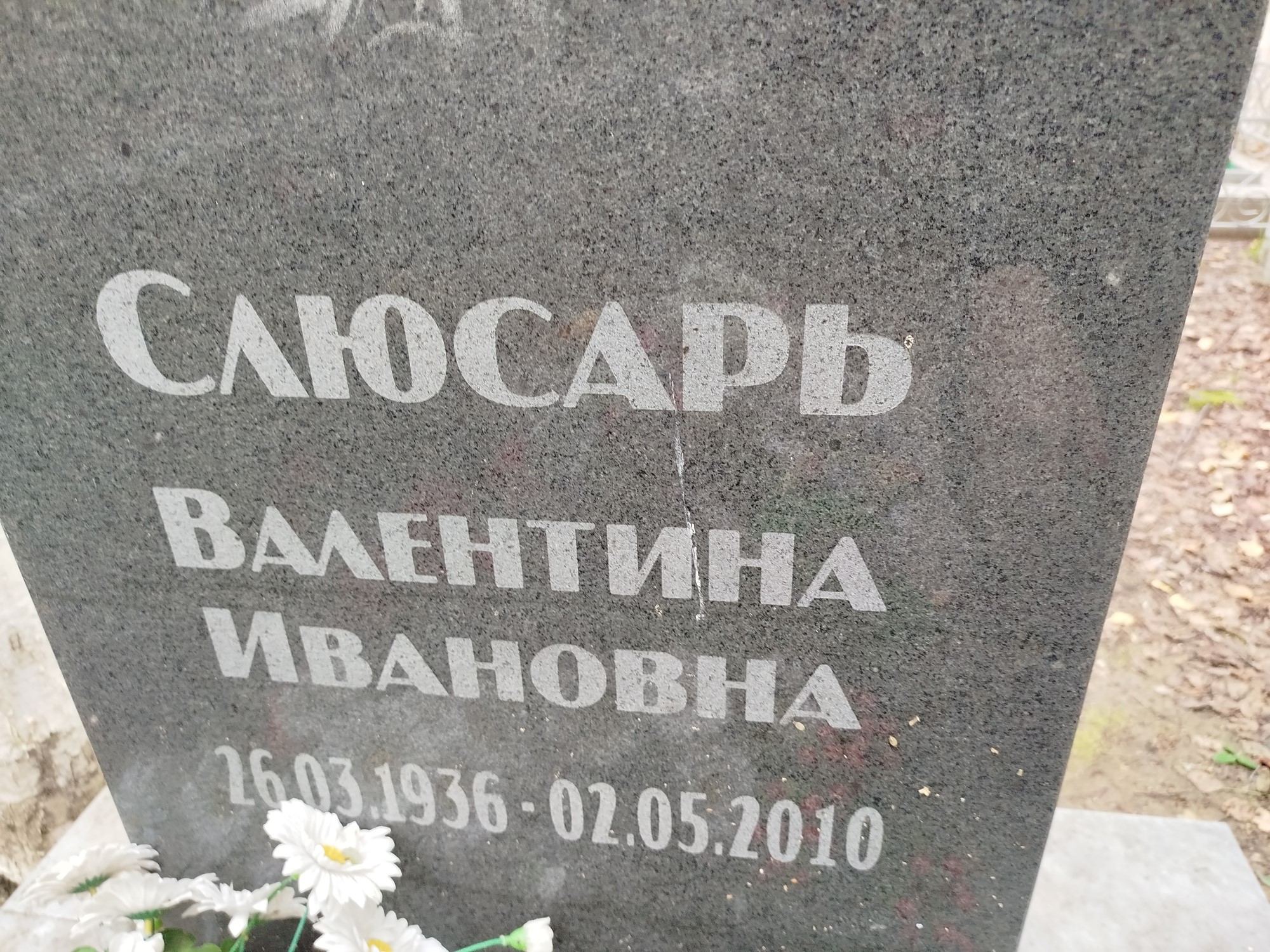Слюсарь Валентина Ивановна