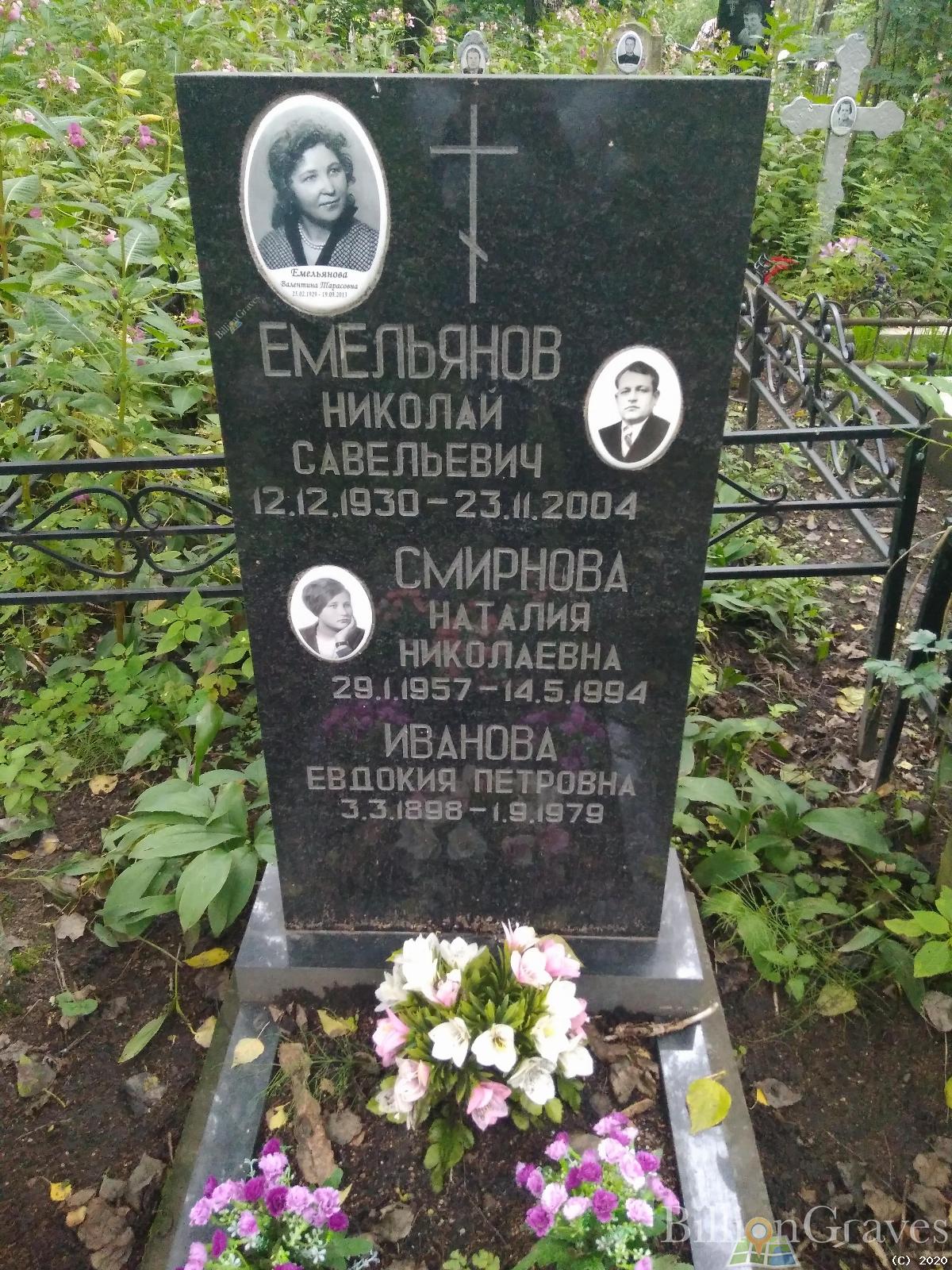 Емельянова Валентина Тарасовна