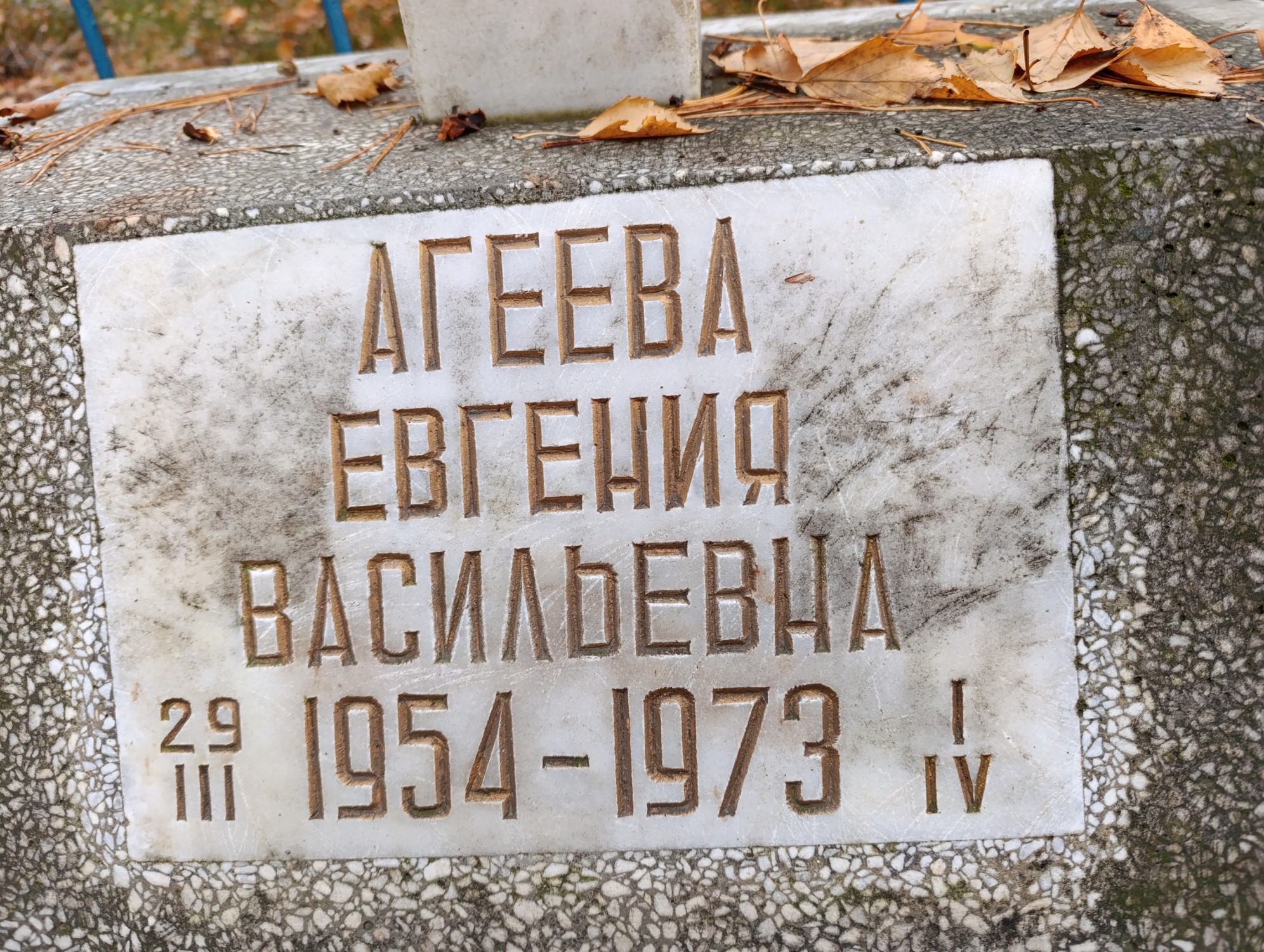 Агеева Евгения Васильевна
