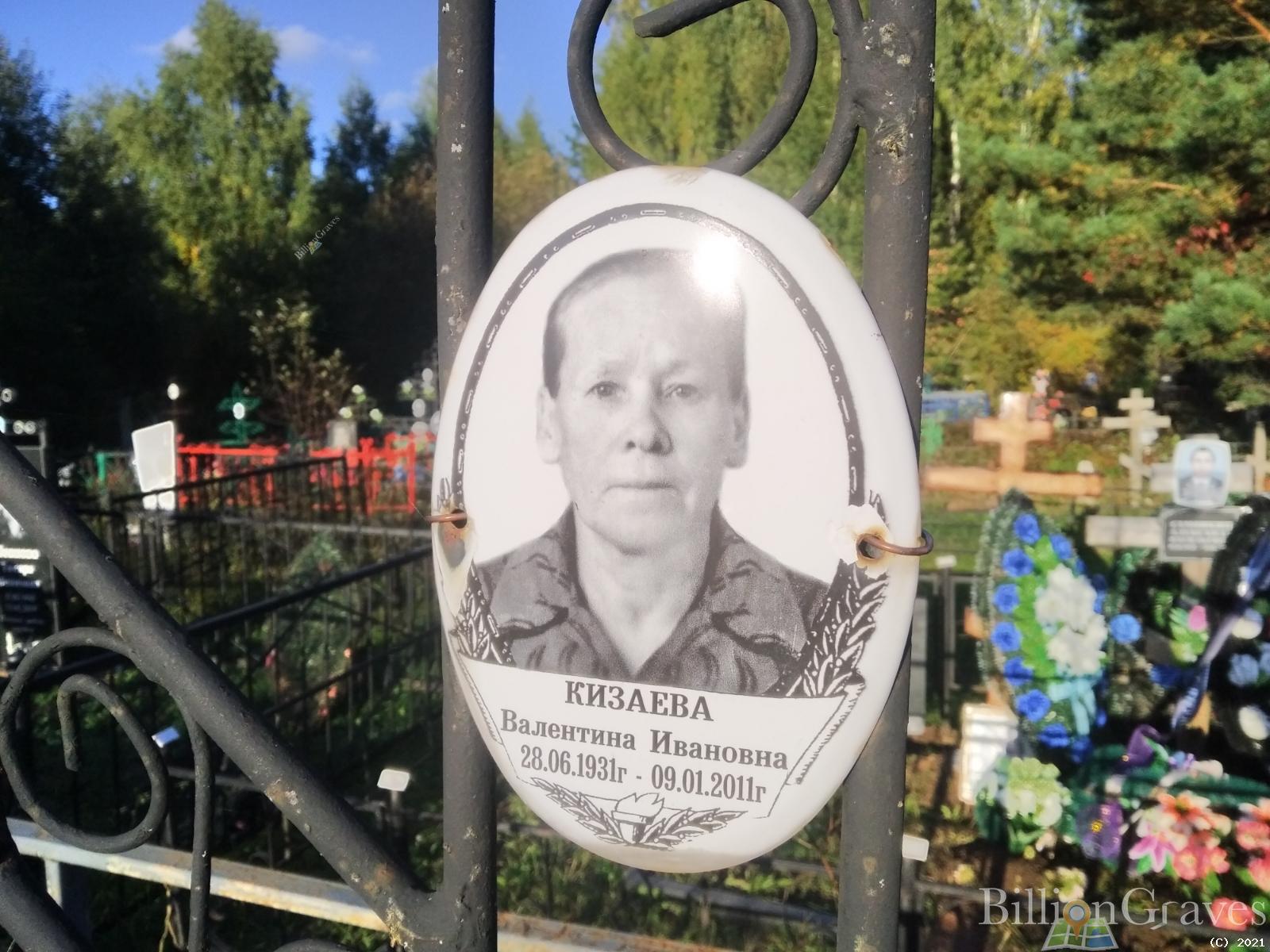 Кизаева Валентина Ивановна