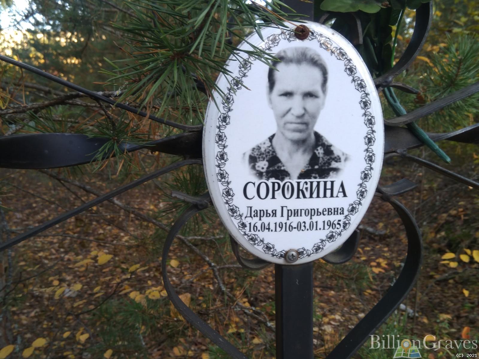 Сорокина Дарья Григорьевна
