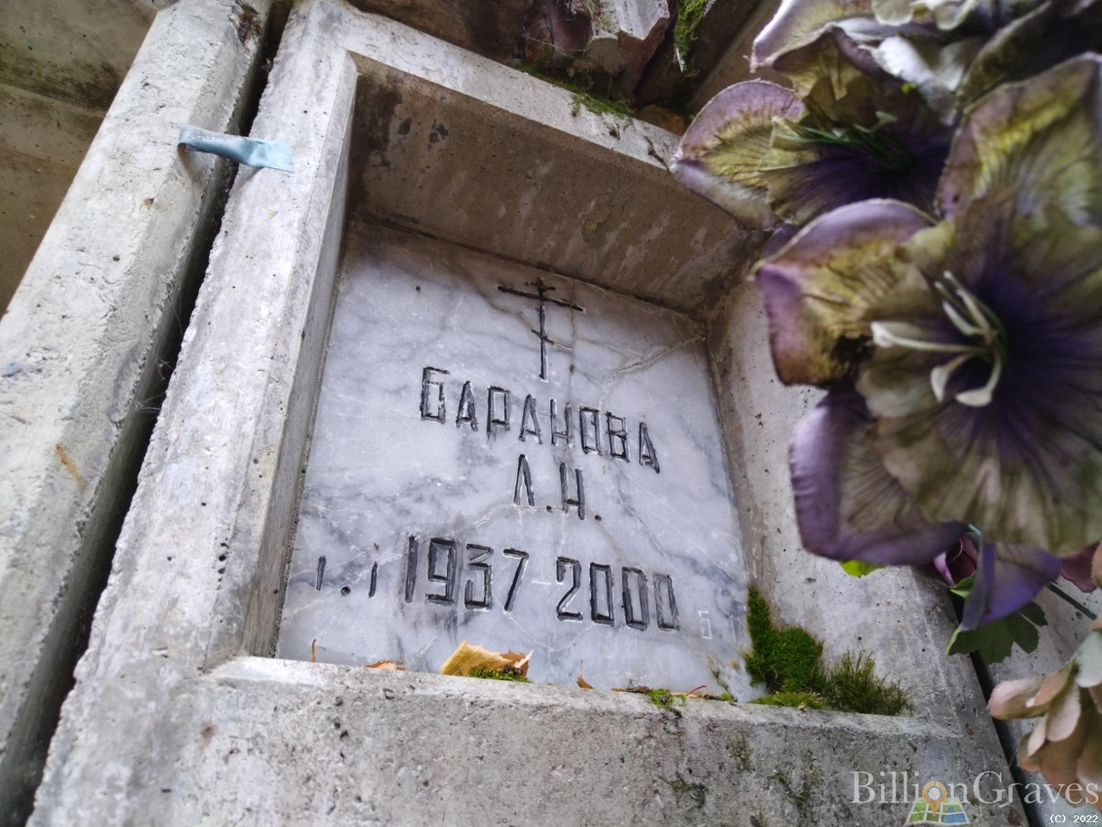 Баранова Л. Н.