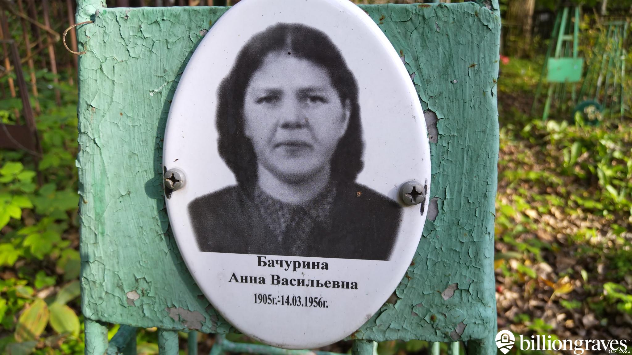 Бачурина Анна Васильевна