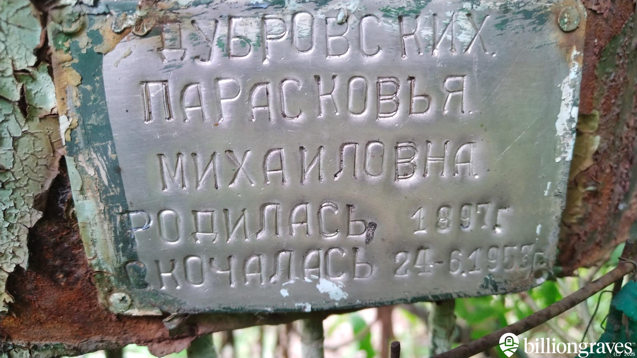Дубровских Парасковья Михайловна