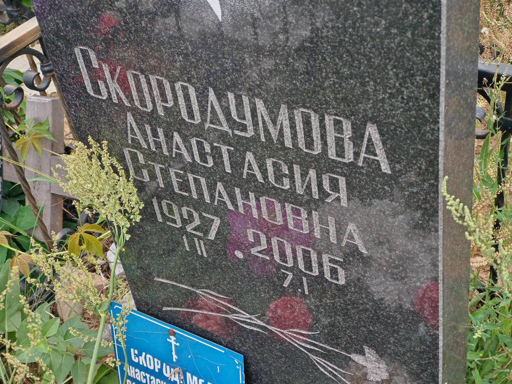 Скородумова Анастасия Степановна