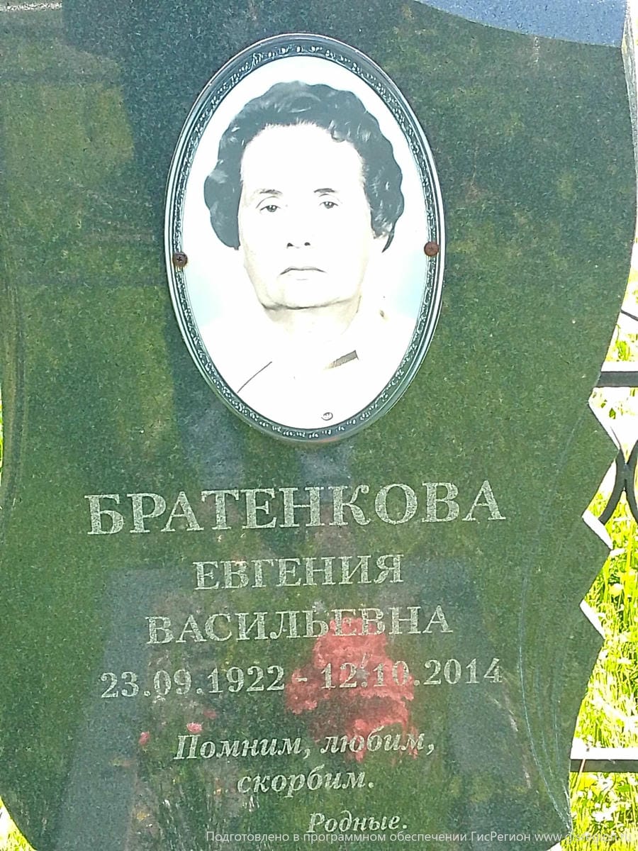Братенкова Евгения Васильевна