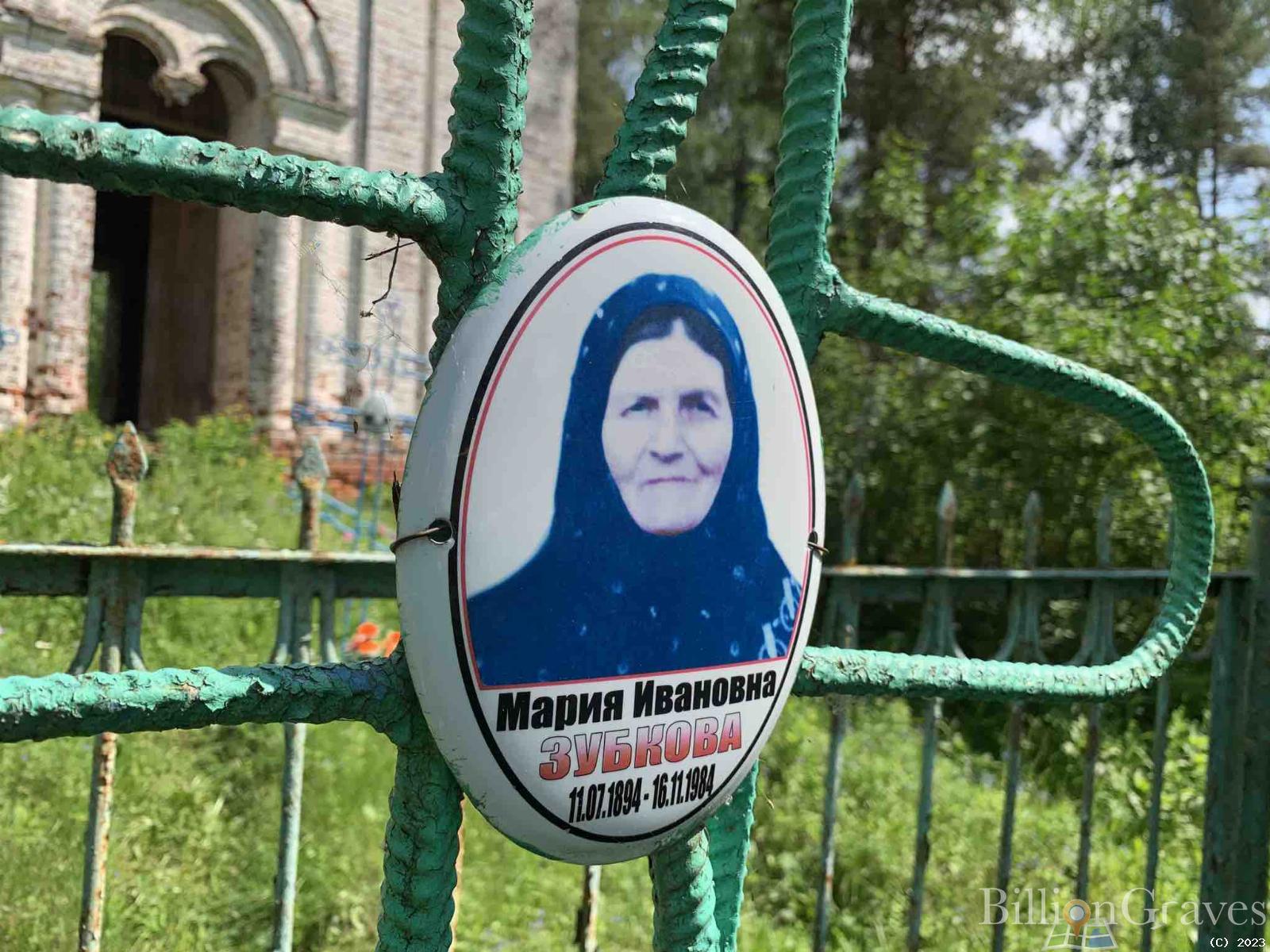 Зубкова Мария Ивановна