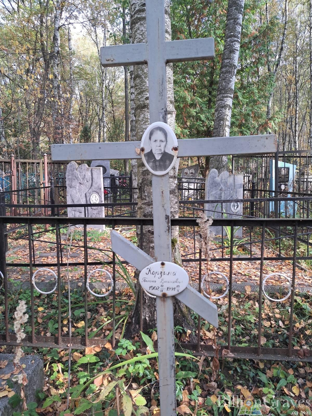 Козина Пелогея Васильевна