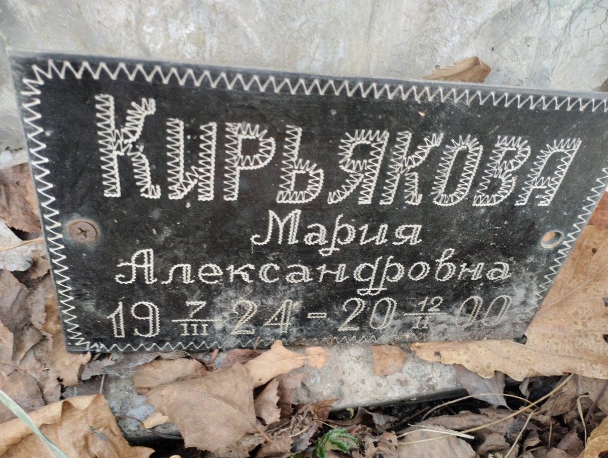 Кирьякова Мария Александровна