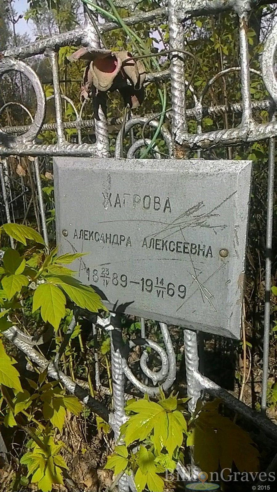 Жагрова Александра Алексеевна