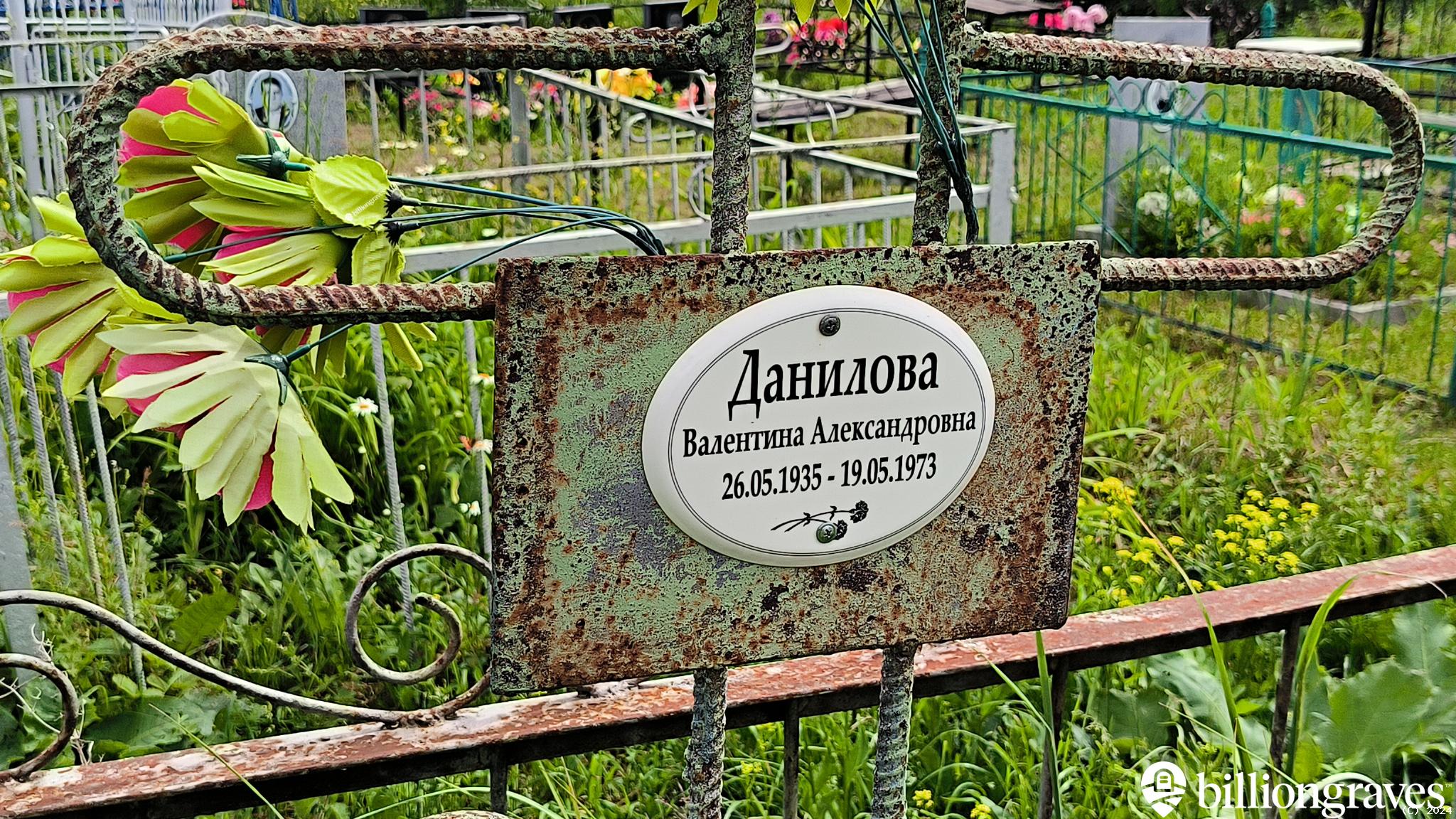 Данилова Валентина Александрона
