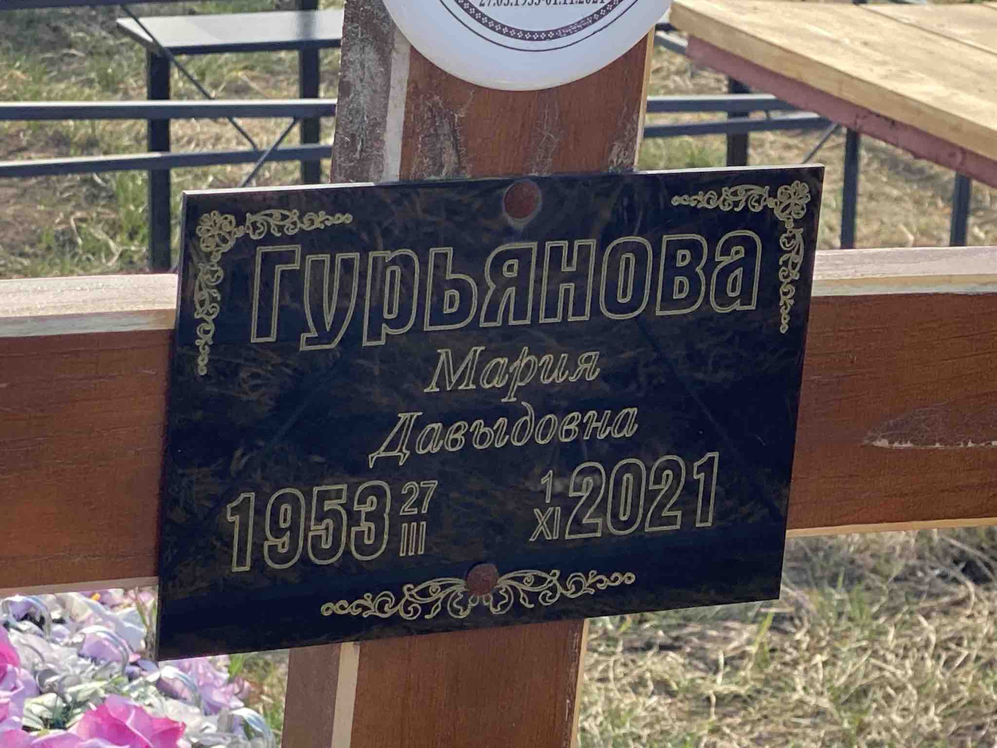 Гурьянова Мария Давыдовна
