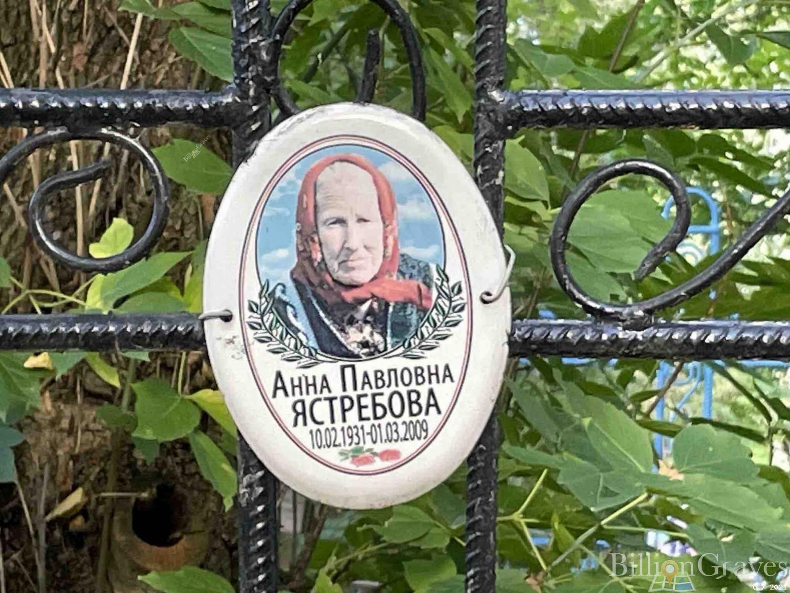 Ястребова Анна Павловна