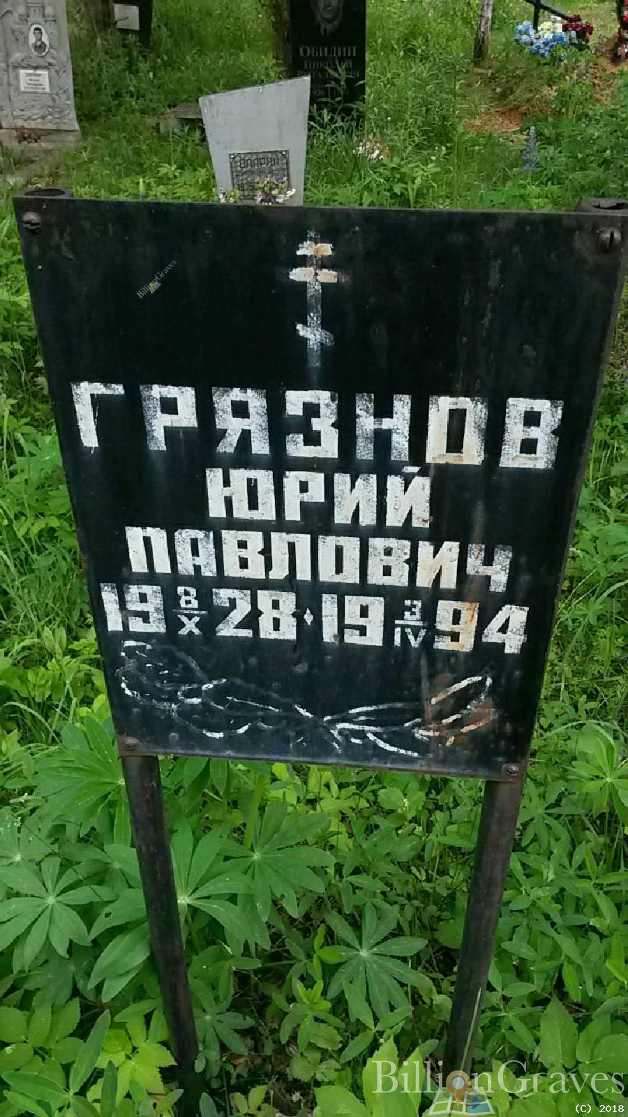 Грязнов Юрий Павлович