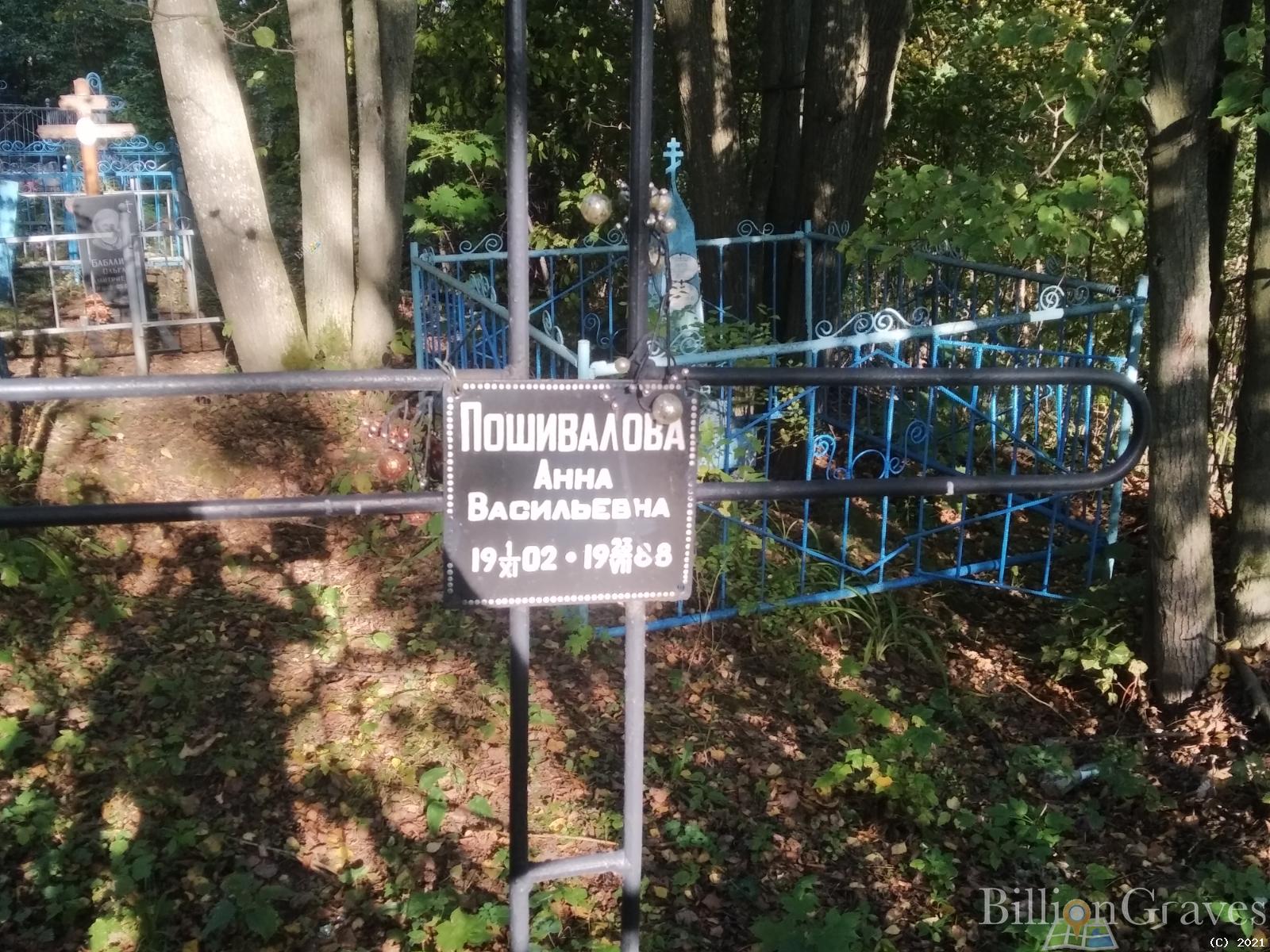 Пошивалова Анна Васильевна
