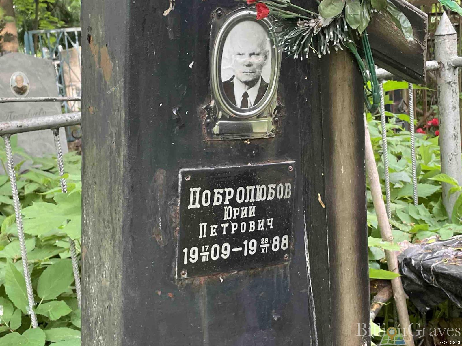 Добролюбов Юрий Петрович