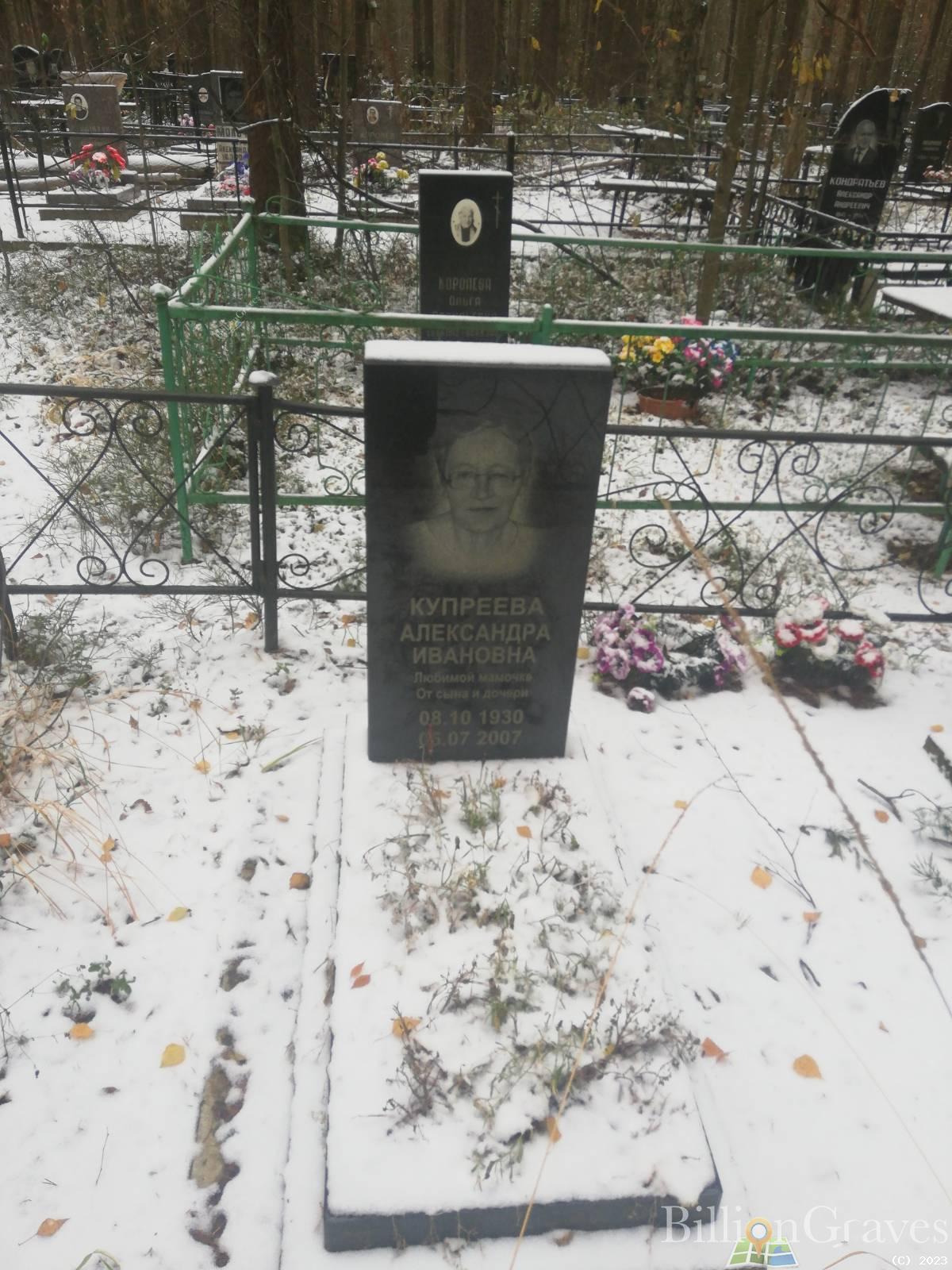 Купреева Александра Ивановна