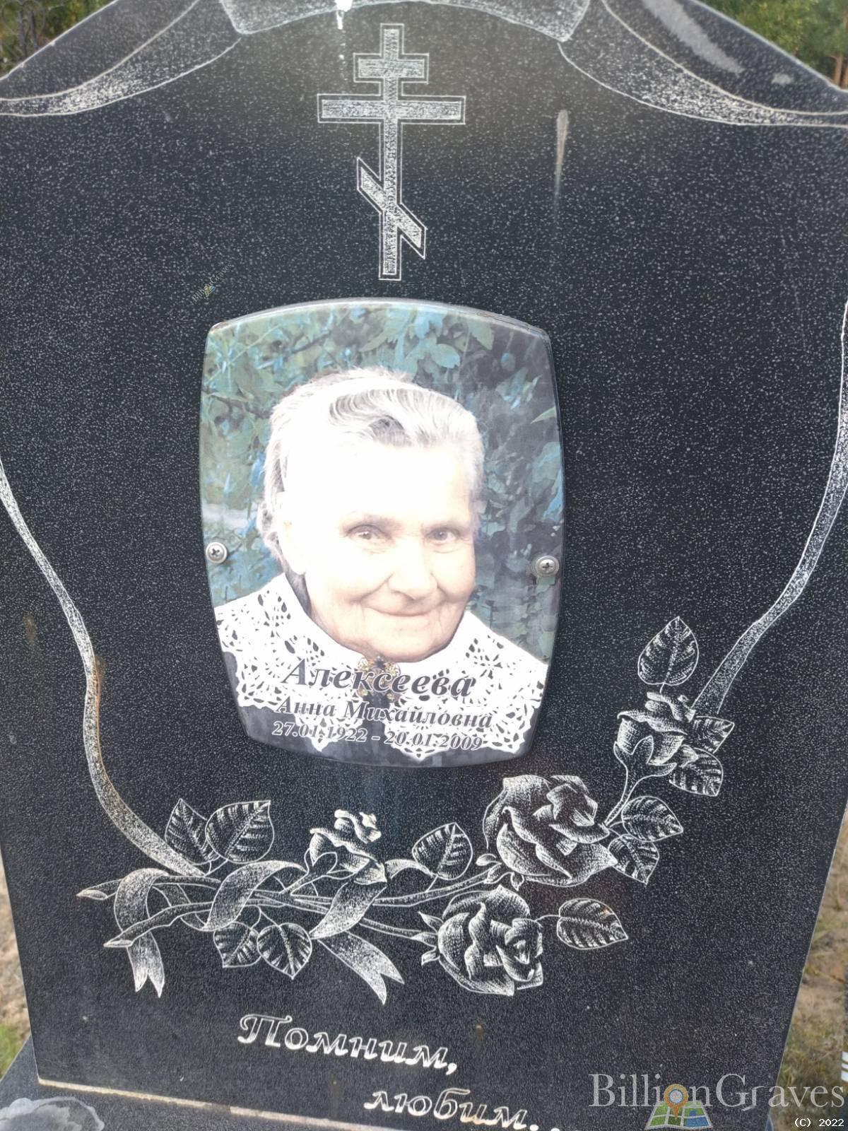 Алексеева Анна Михайловна