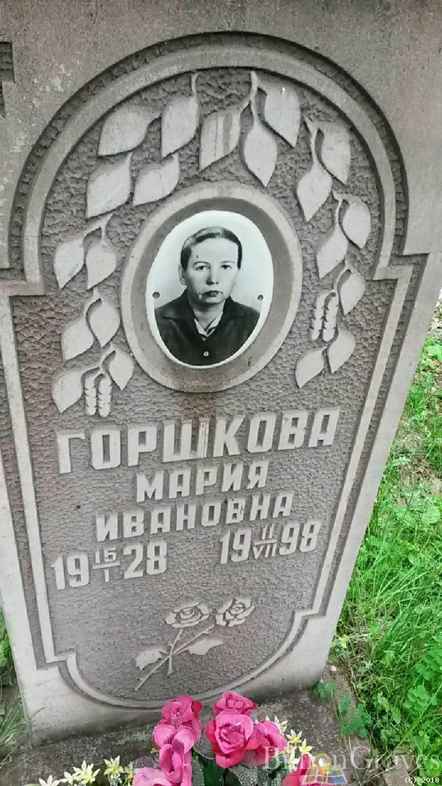 Горшкова Мария Ивановна