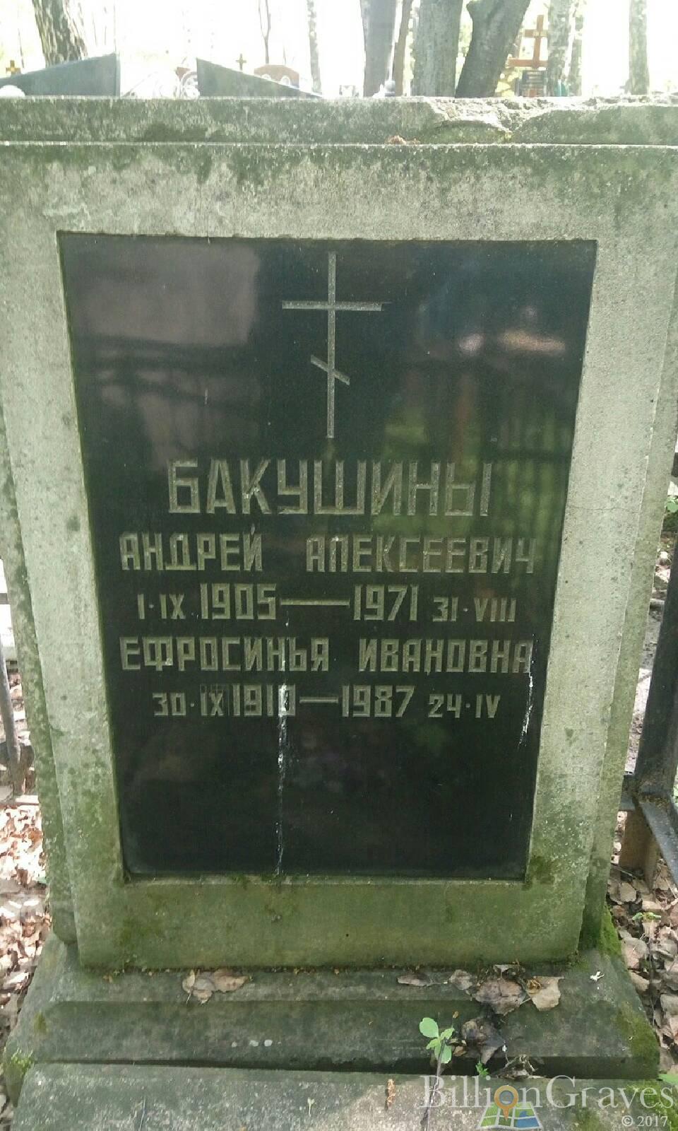 Бакушин Андрей Алексеевич