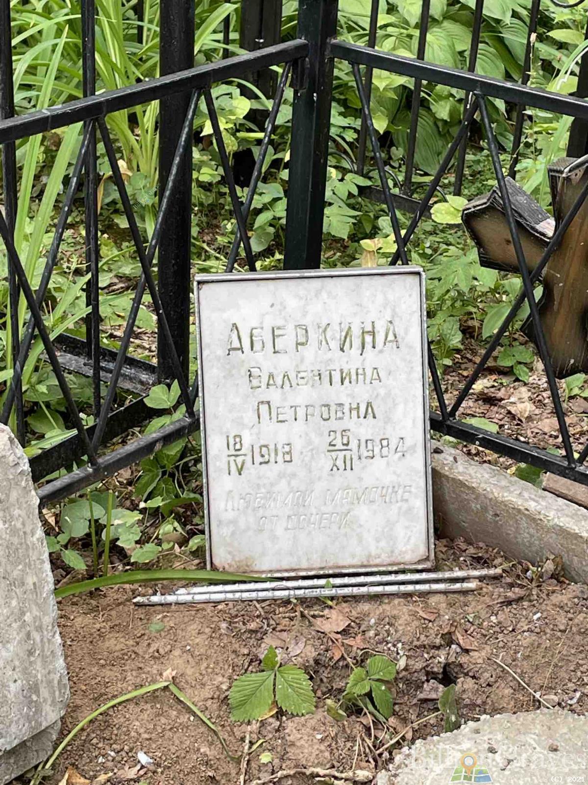 Аберкина Валентина Петровна