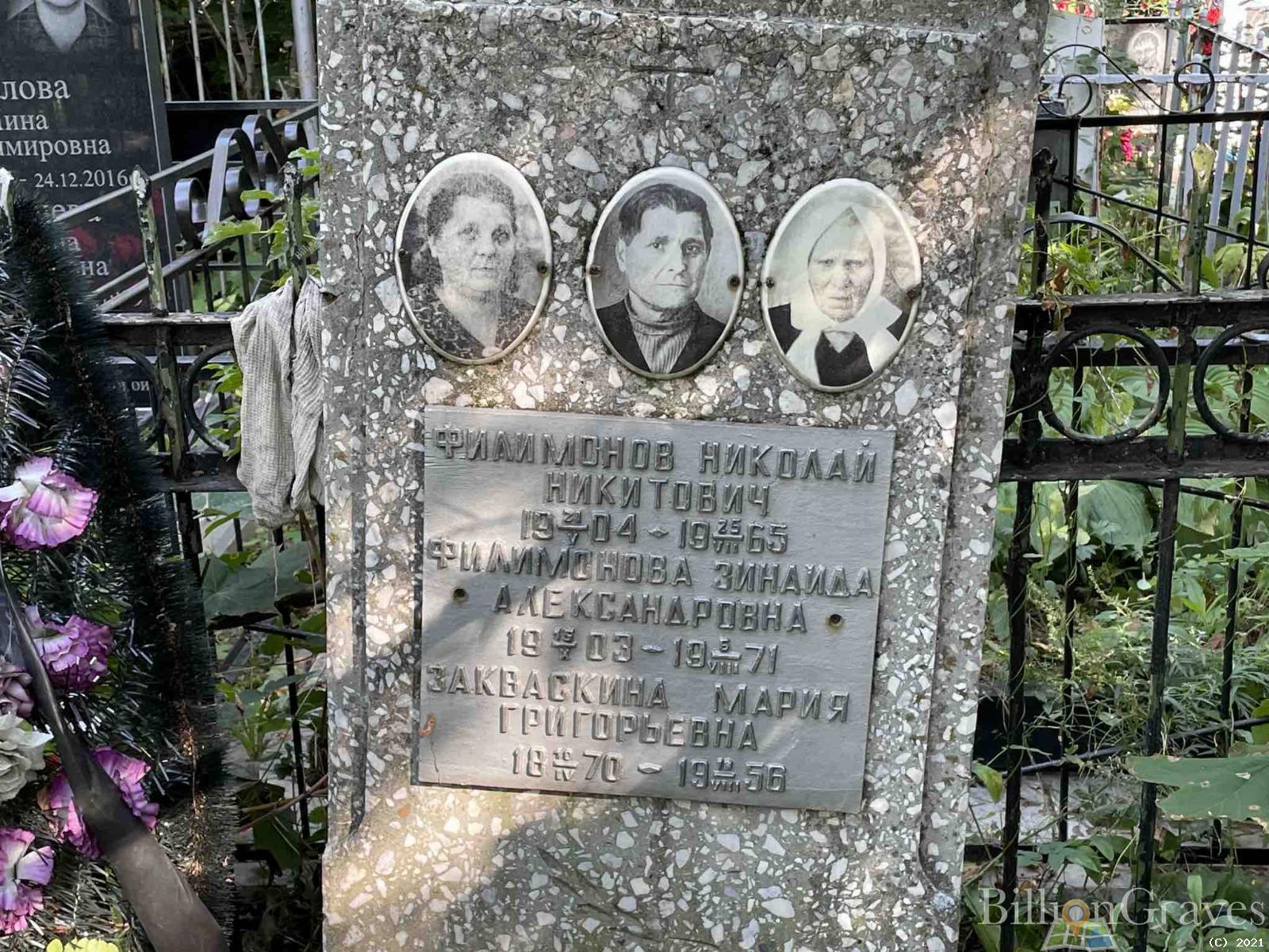 Закваскина Мария Григорьевна