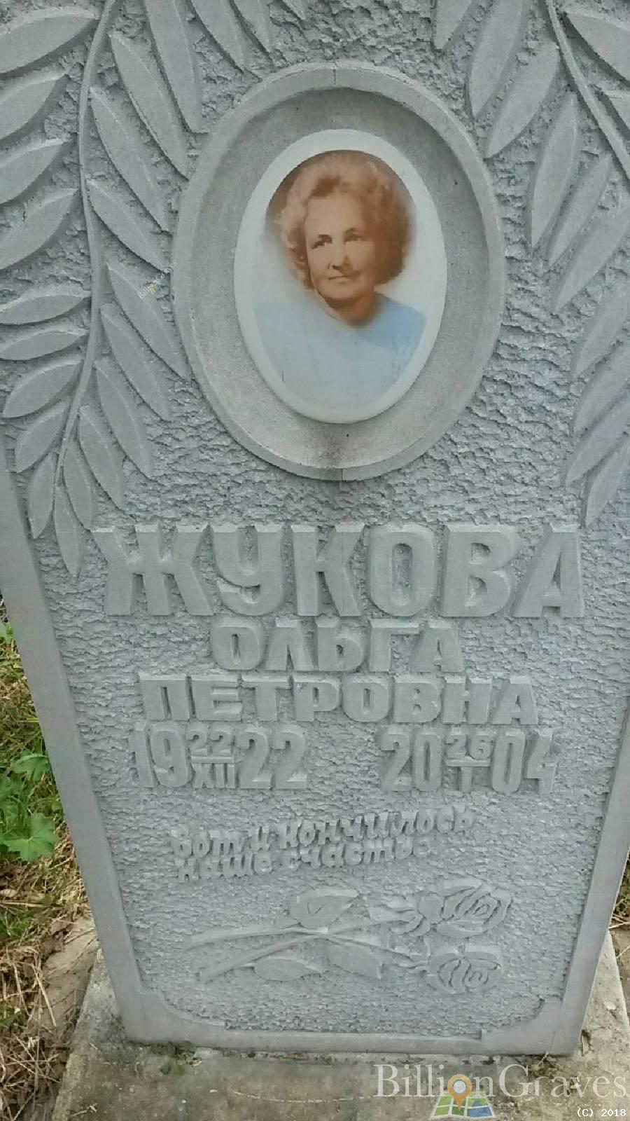жукова ольга петровна