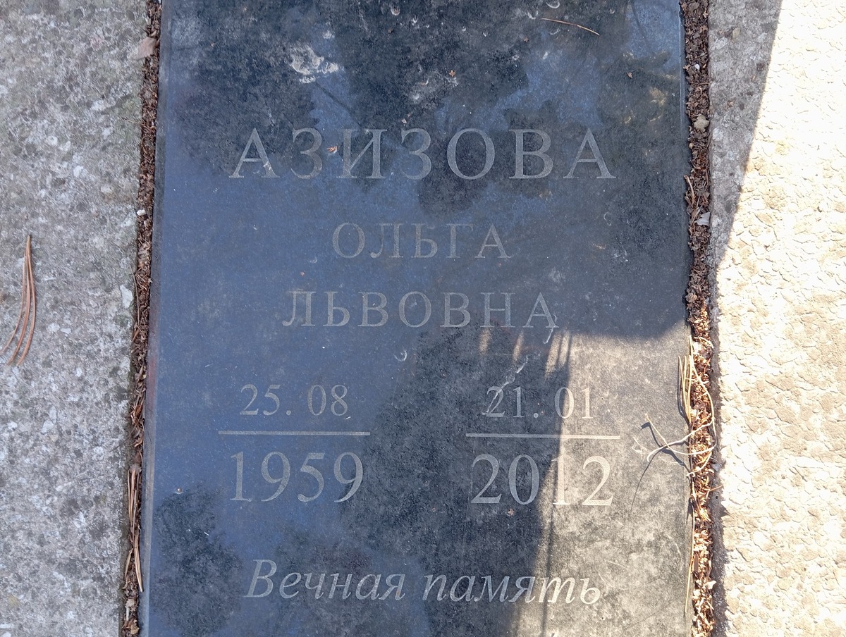 Азизова Ольга Львовна