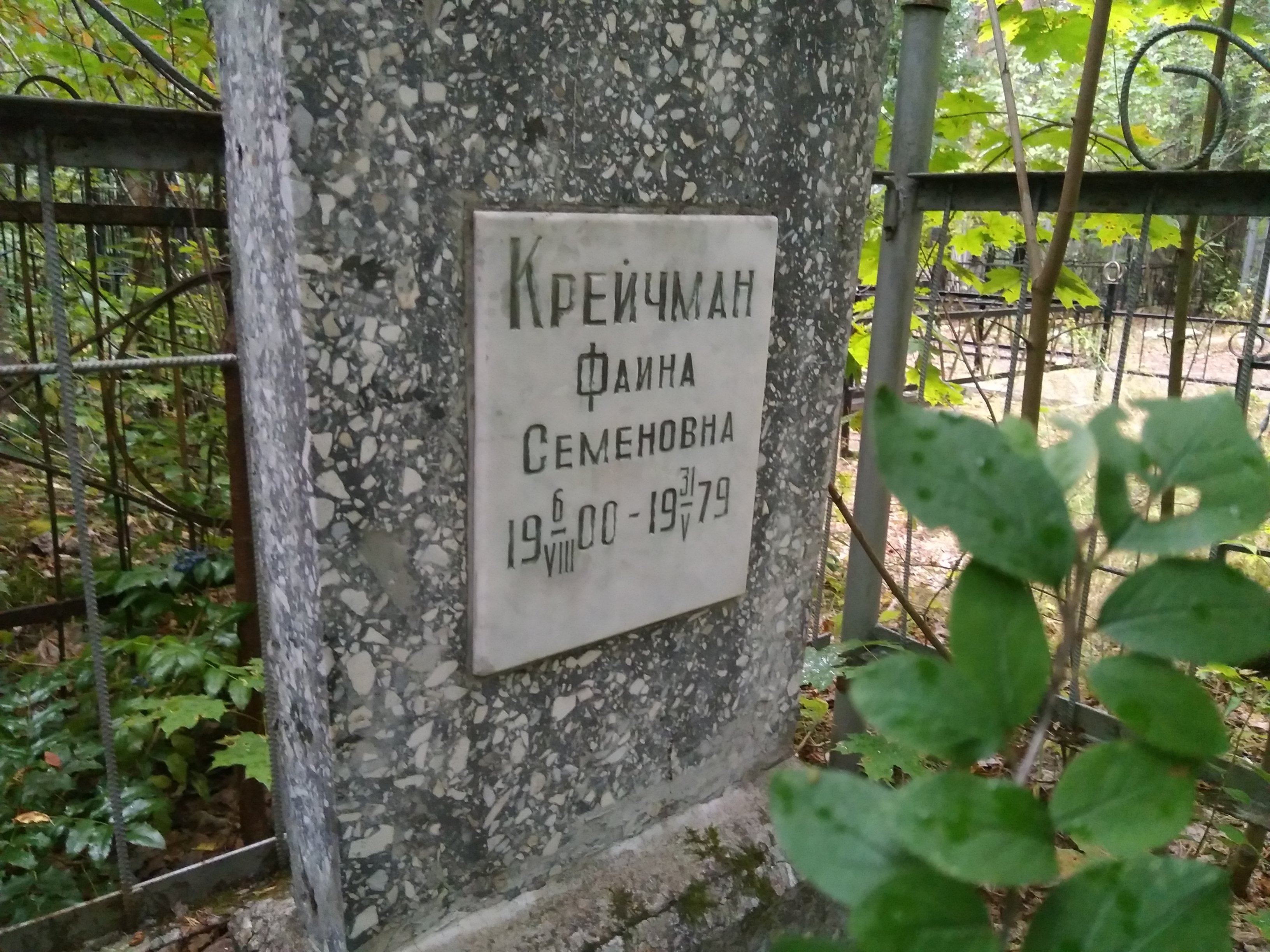 Крейчман Фаина Семёновна