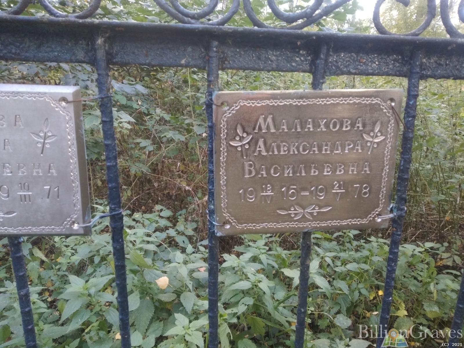Малахова Александра Васильевна