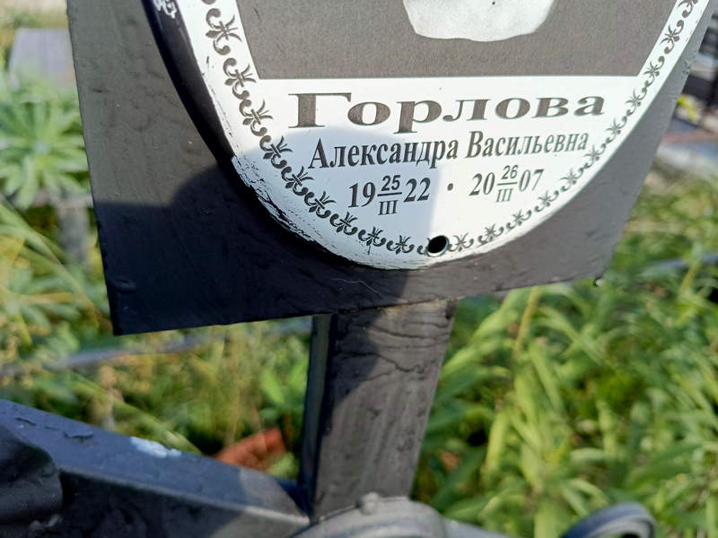 Горлова Александра Васильевна