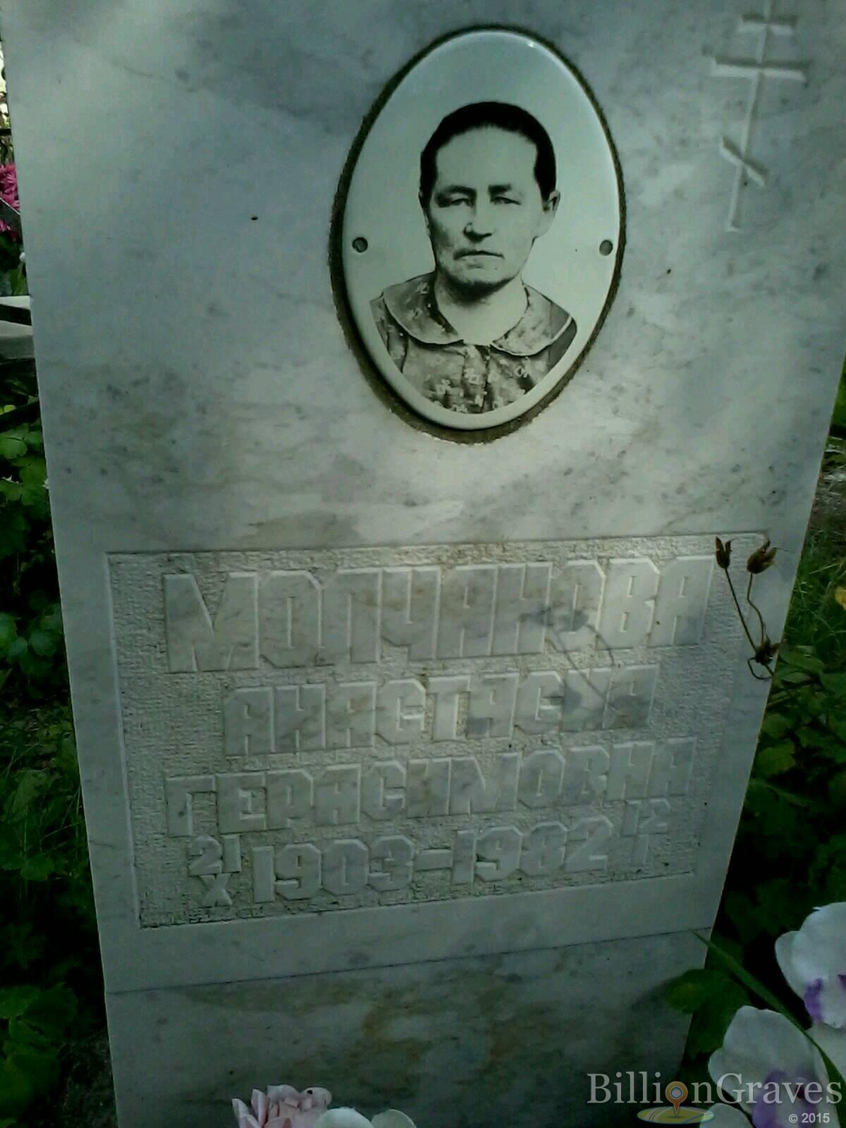 молчанова анастасия герасимовна