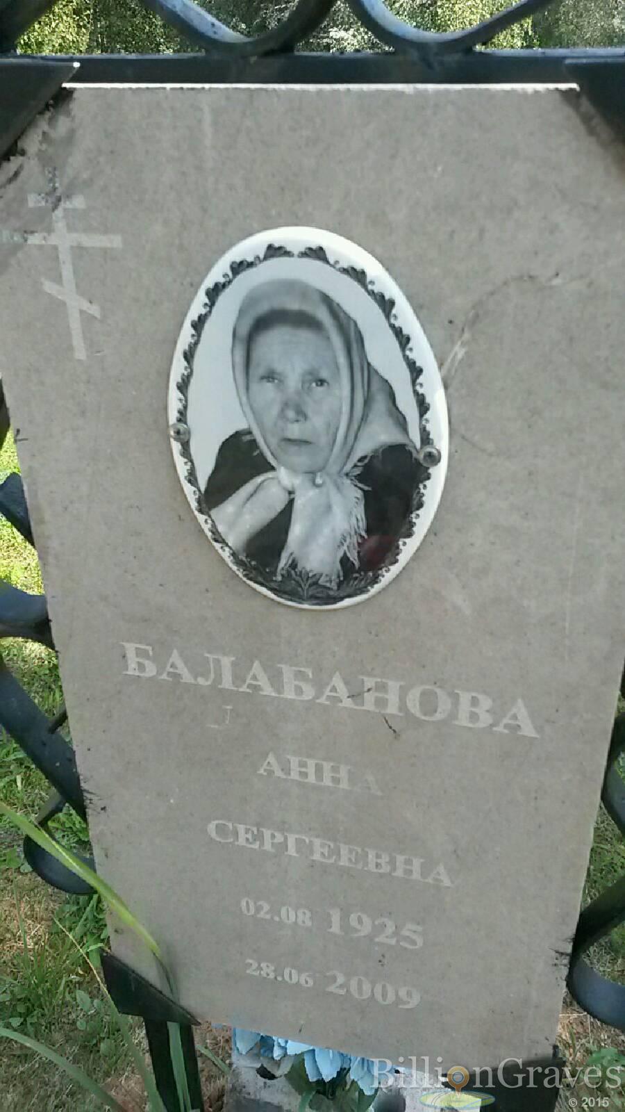 Балабанова Анна Сергеевна