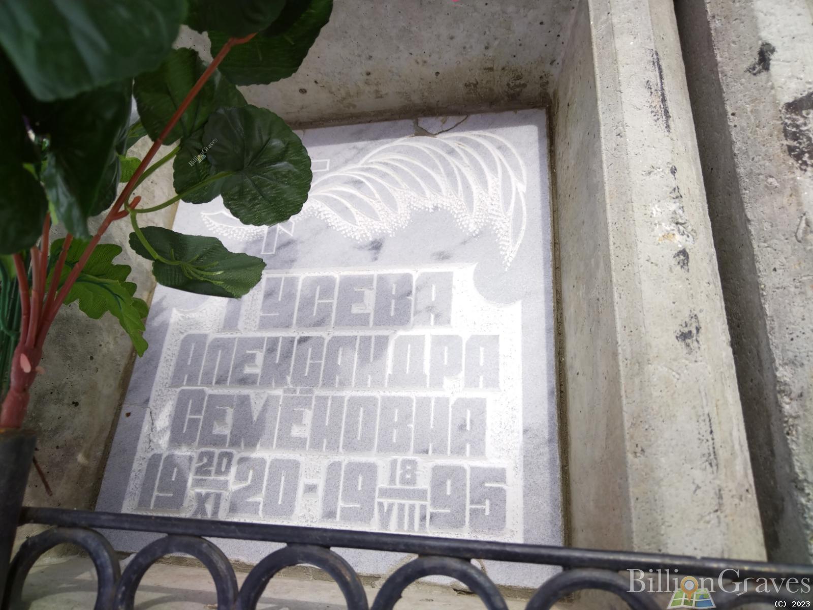 Гусева Александра Семеновна