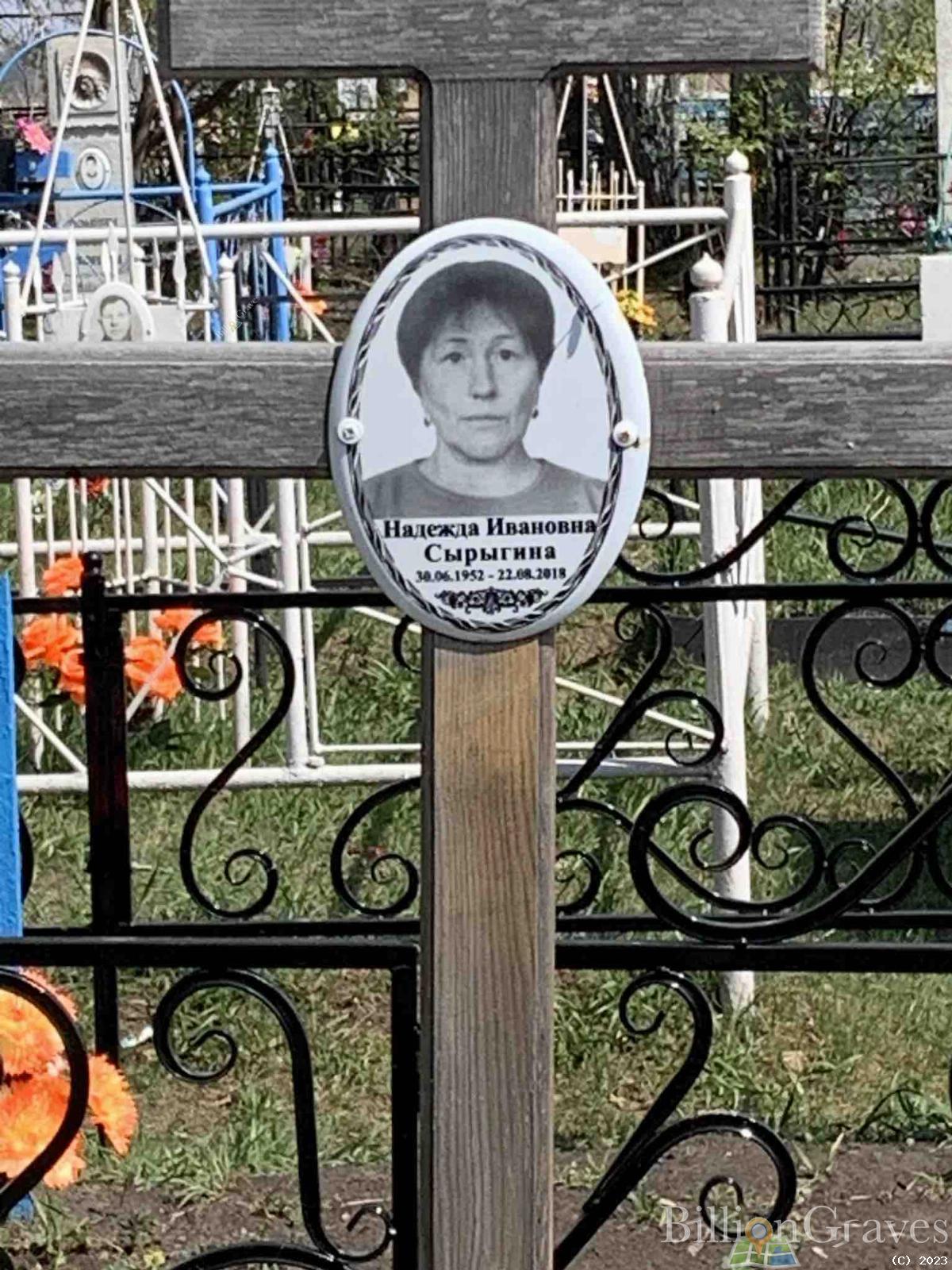 Сырыгина Надежда Ивановна