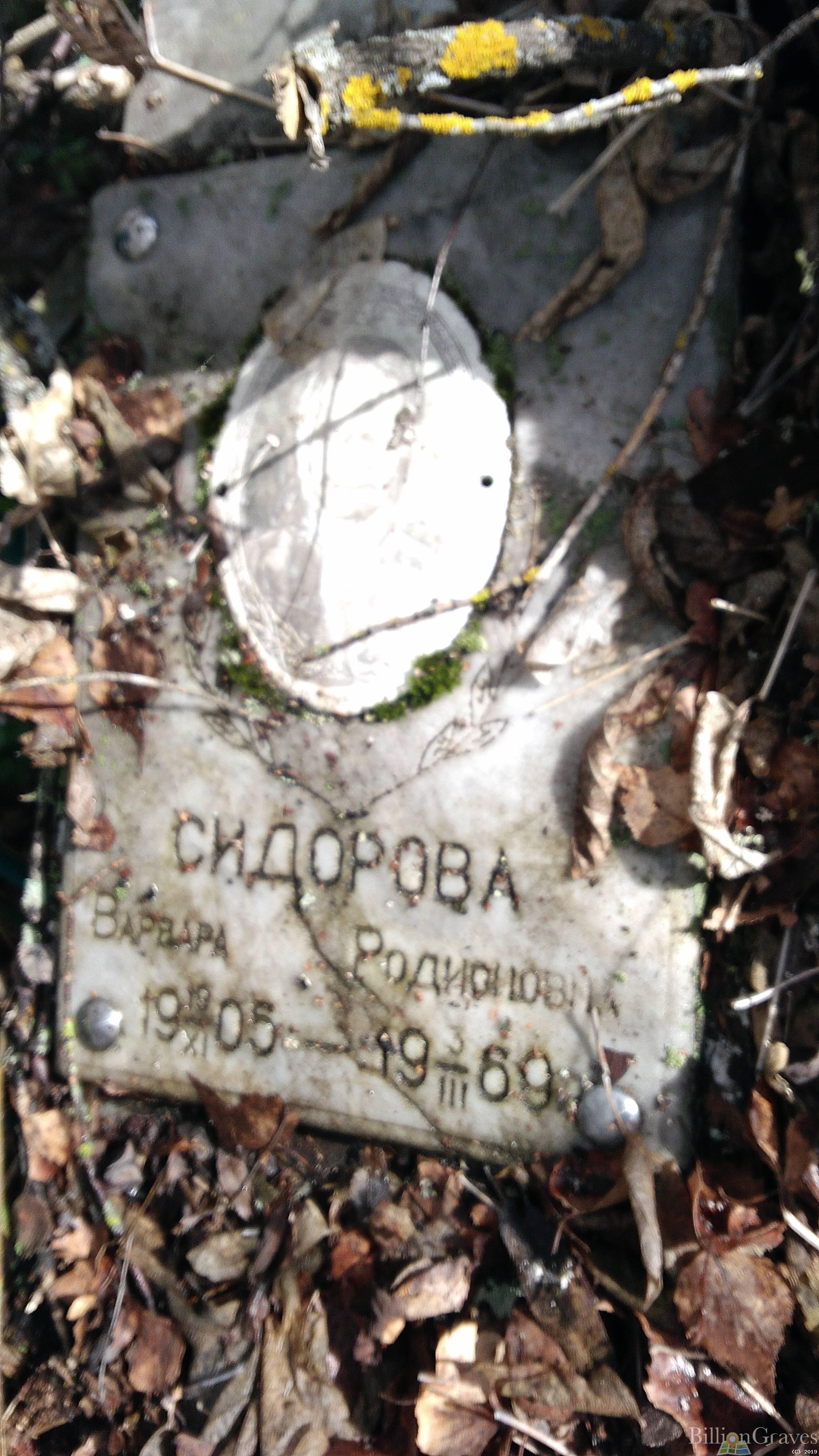 Сидорова Варвара Родионовна