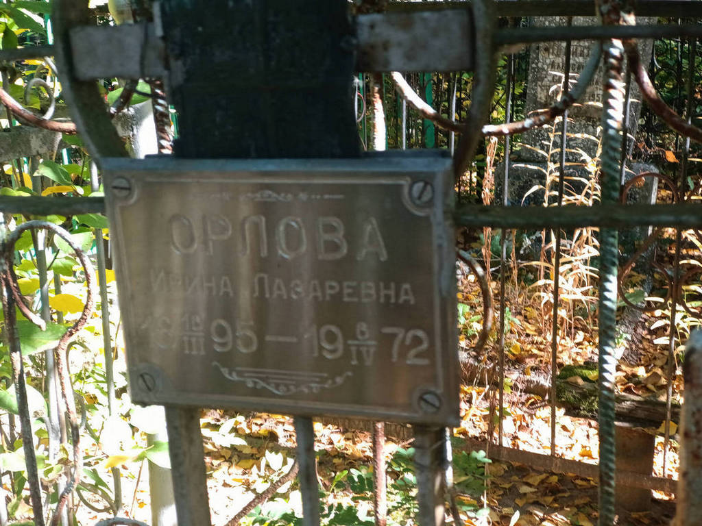 Орлова Ирина Лазаревна