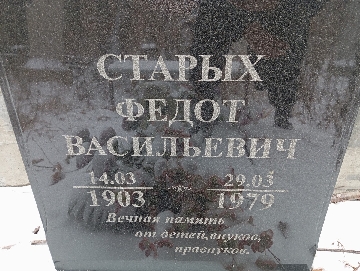 Старых Федот Васильевич