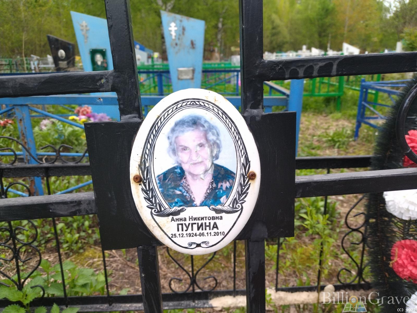 Пугина Анна Никитовна