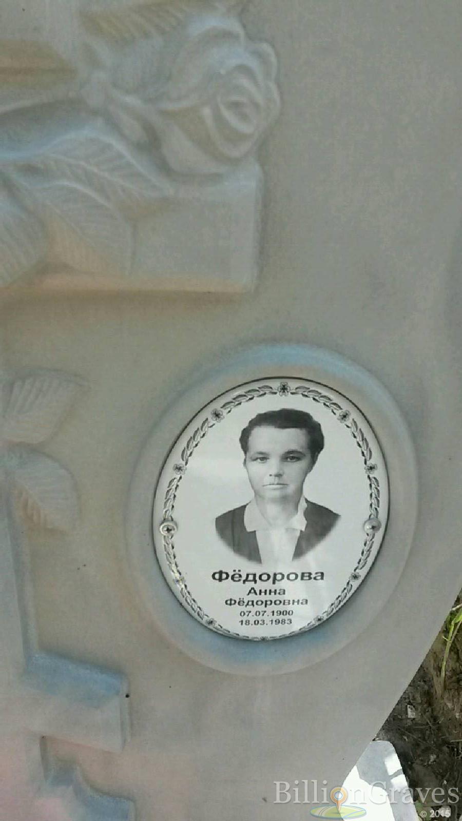 федорова анна федоровна