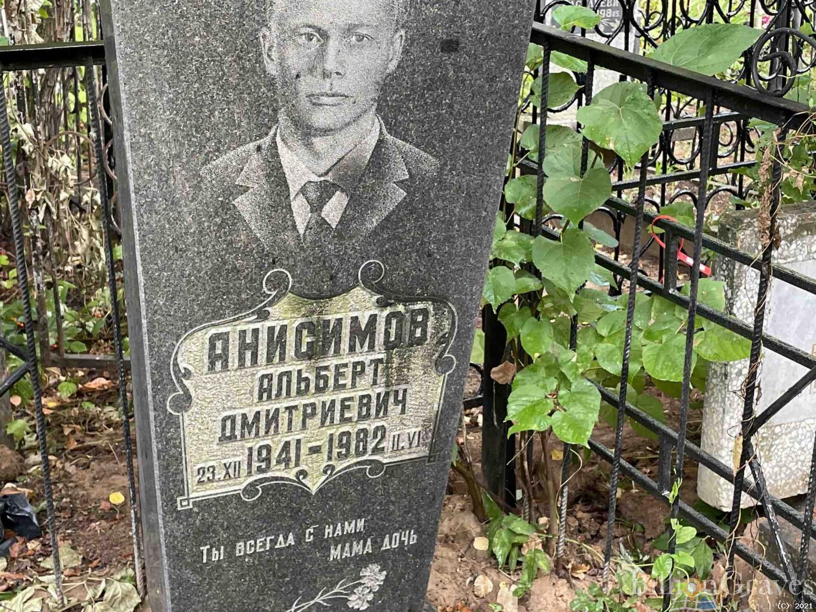 Анисимов Альберт Дмитриевич
