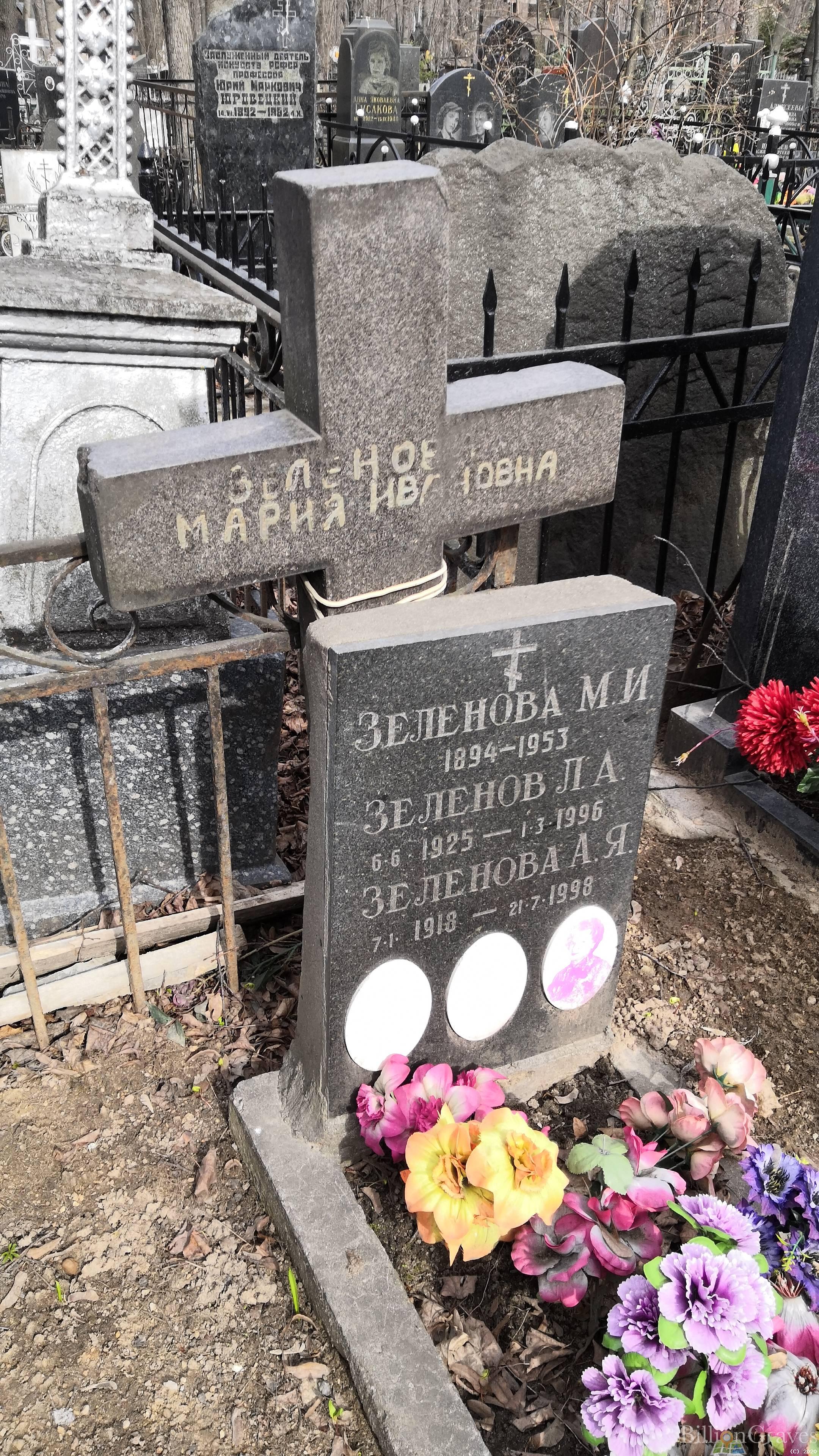Зеленова А. Я.