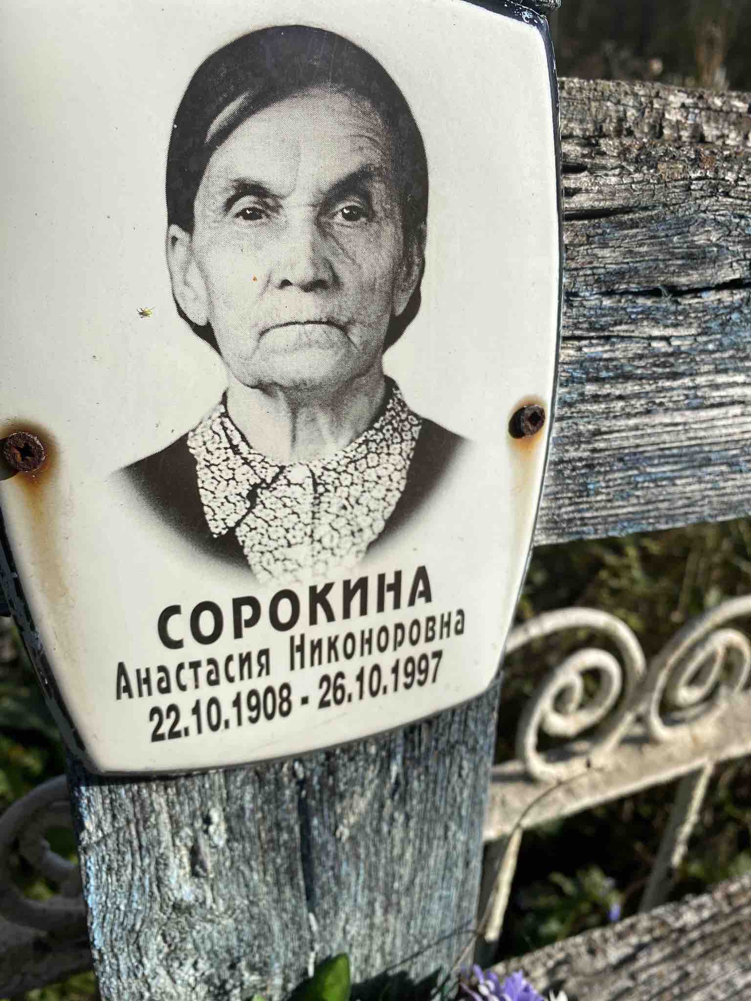 Сорокина Анастасия Никоноровна