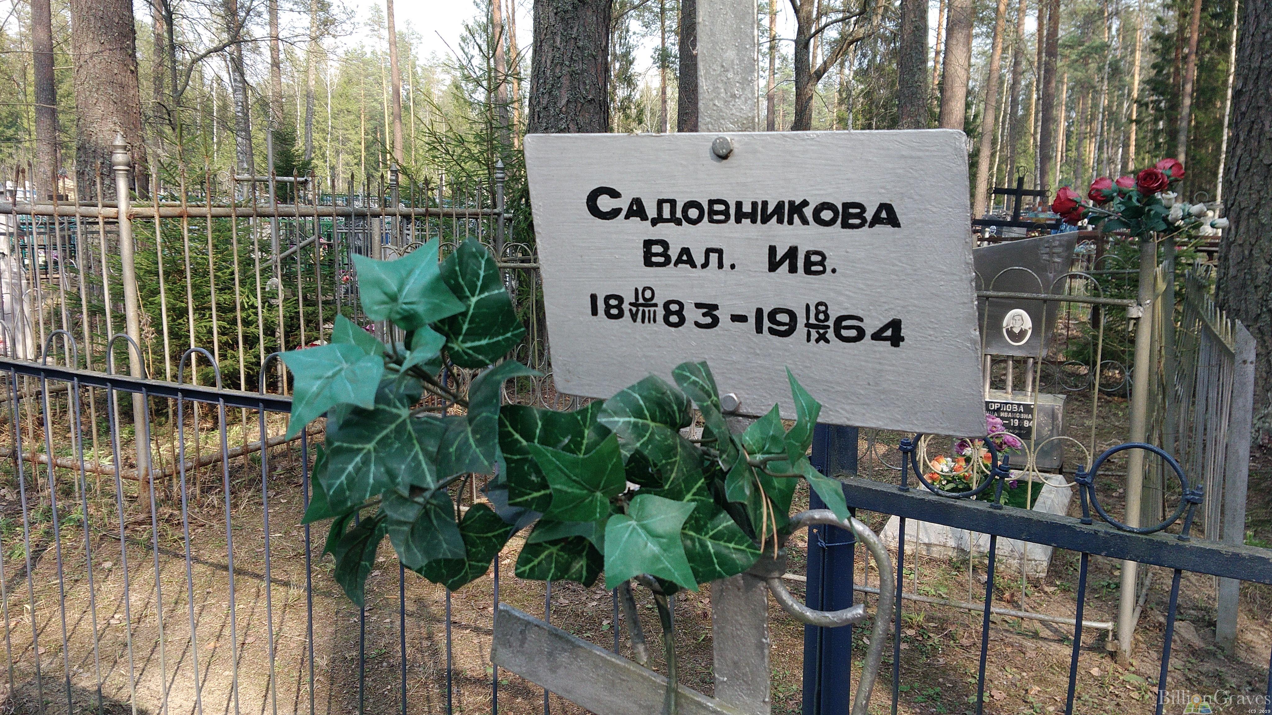 Садовникова Александра Ивановна