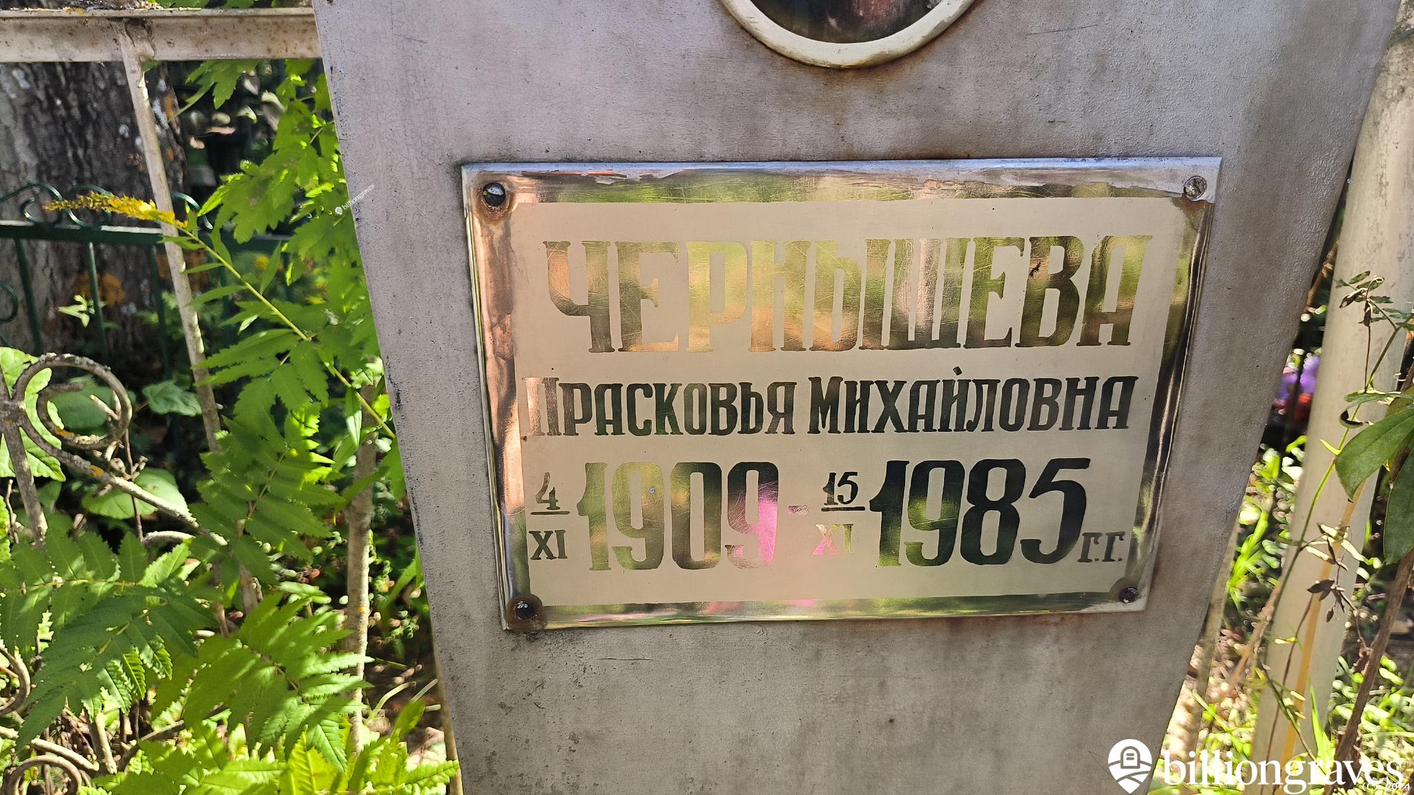 Чернышева Прасковья Михайловна